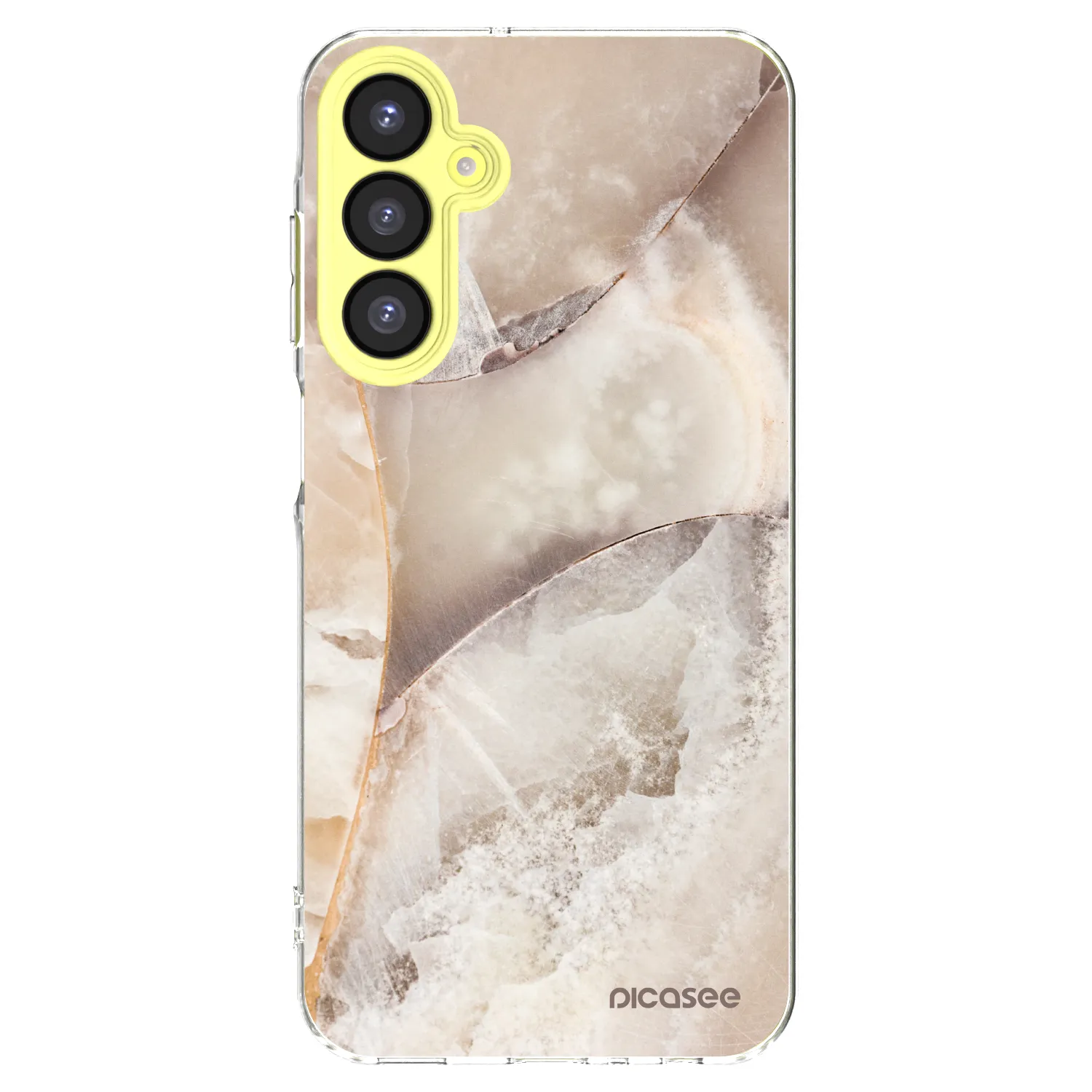Picasee átlátszó szilikon tok az alábbi mobiltelefonokra Samsung Galaxy A25 A256B 5G - Cream marble