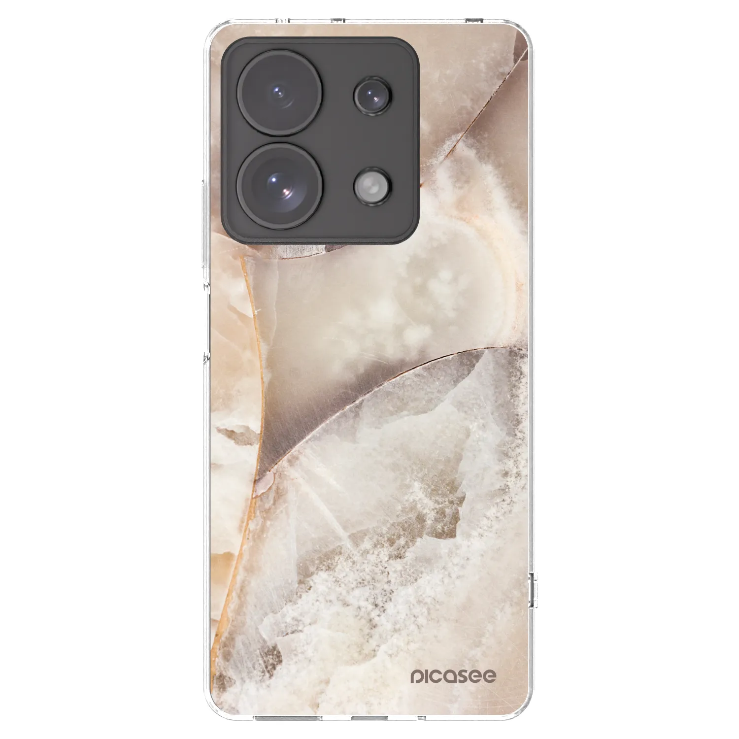 Picasee átlátszó szilikon tok az alábbi mobiltelefonokra Xiaomi Redmi Note 13 Pro 4G - Cream marble