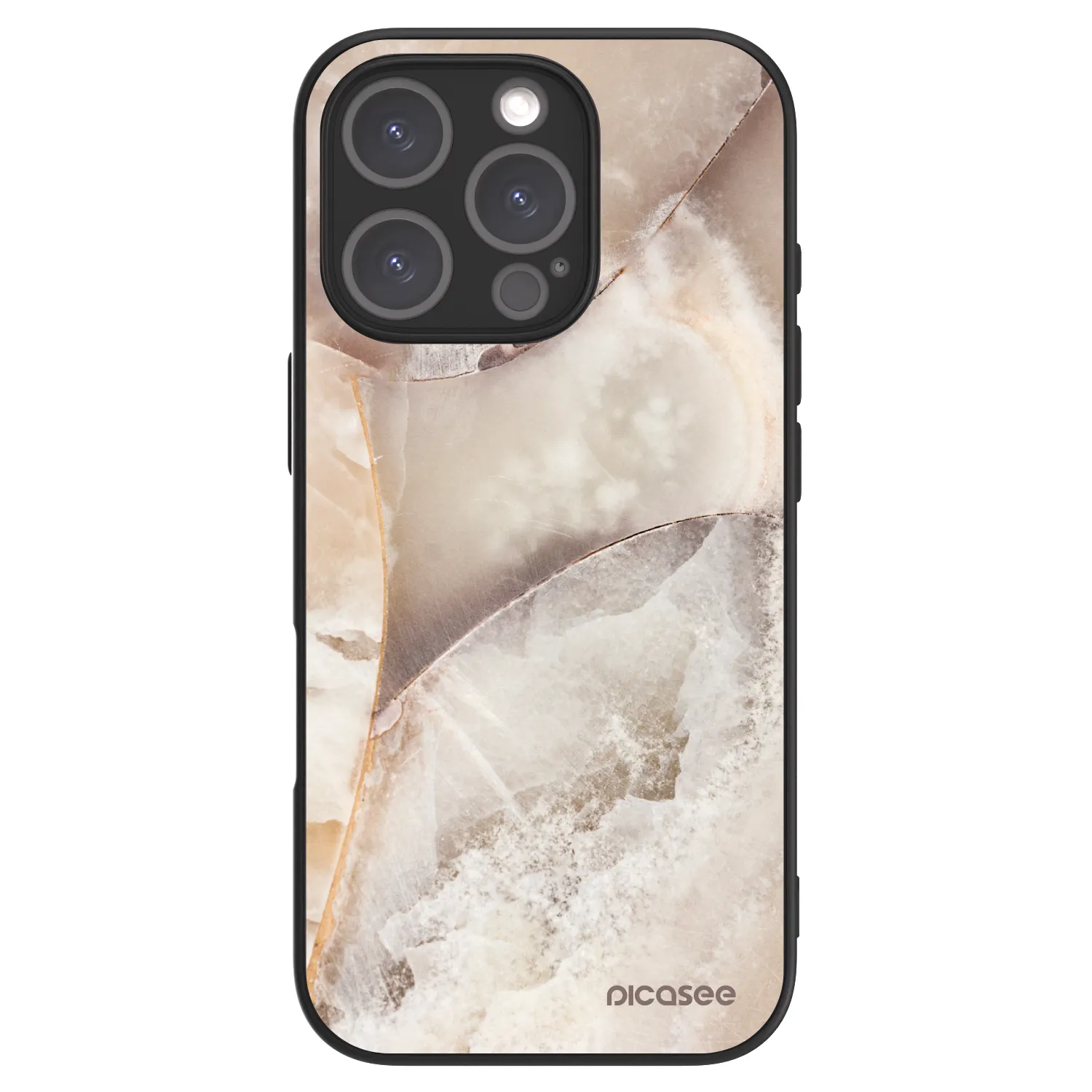 Picasee ULTIMATE CASE MagSafe Apple iPhone 16 Pro - készülékre - Cream marble