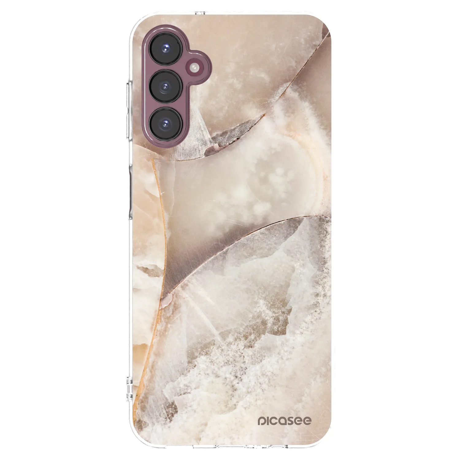 Picasee átlátszó szilikon tok az alábbi mobiltelefonokra Samsung Galaxy A05s A057G - Cream marble