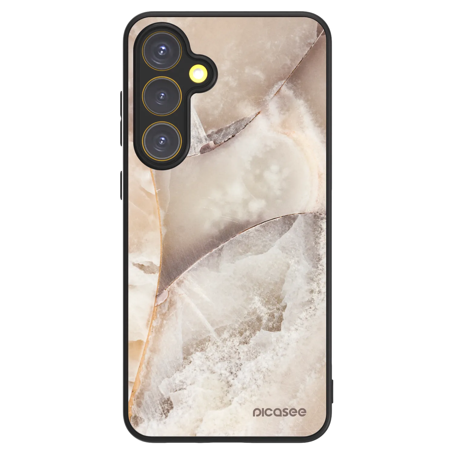 Picasee ULTIMATE CASE PowerShare Samsung Galaxy S24 FE S721B - készülékre - Cream marble