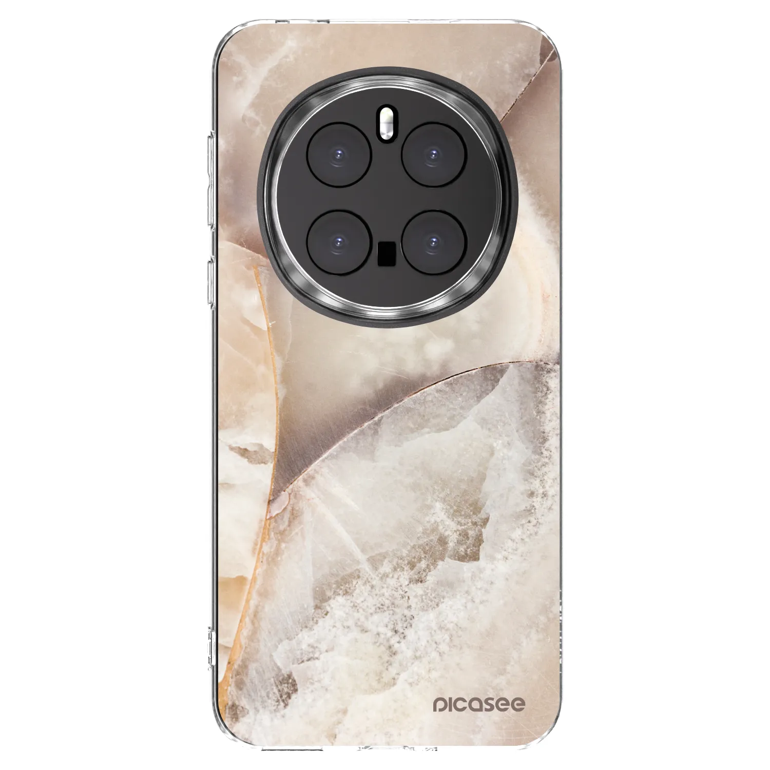 Picasee átlátszó szilikon tok az alábbi mobiltelefonokra Honor Magic7 Pro 5G - Cream marble