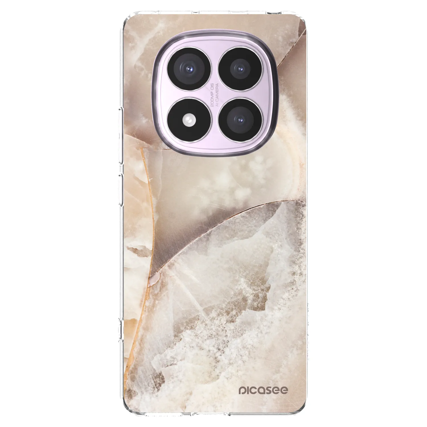 Picasee átlátszó szilikon tok az alábbi mobiltelefonokra Xiaomi Redmi Note 14 Pro 4G - Cream marble