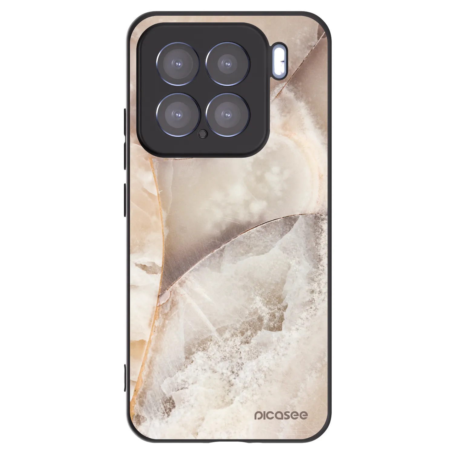 Picasee fekete szilikon tok az alábbi mobiltelefonokra Xiaomi 15 - Cream marble