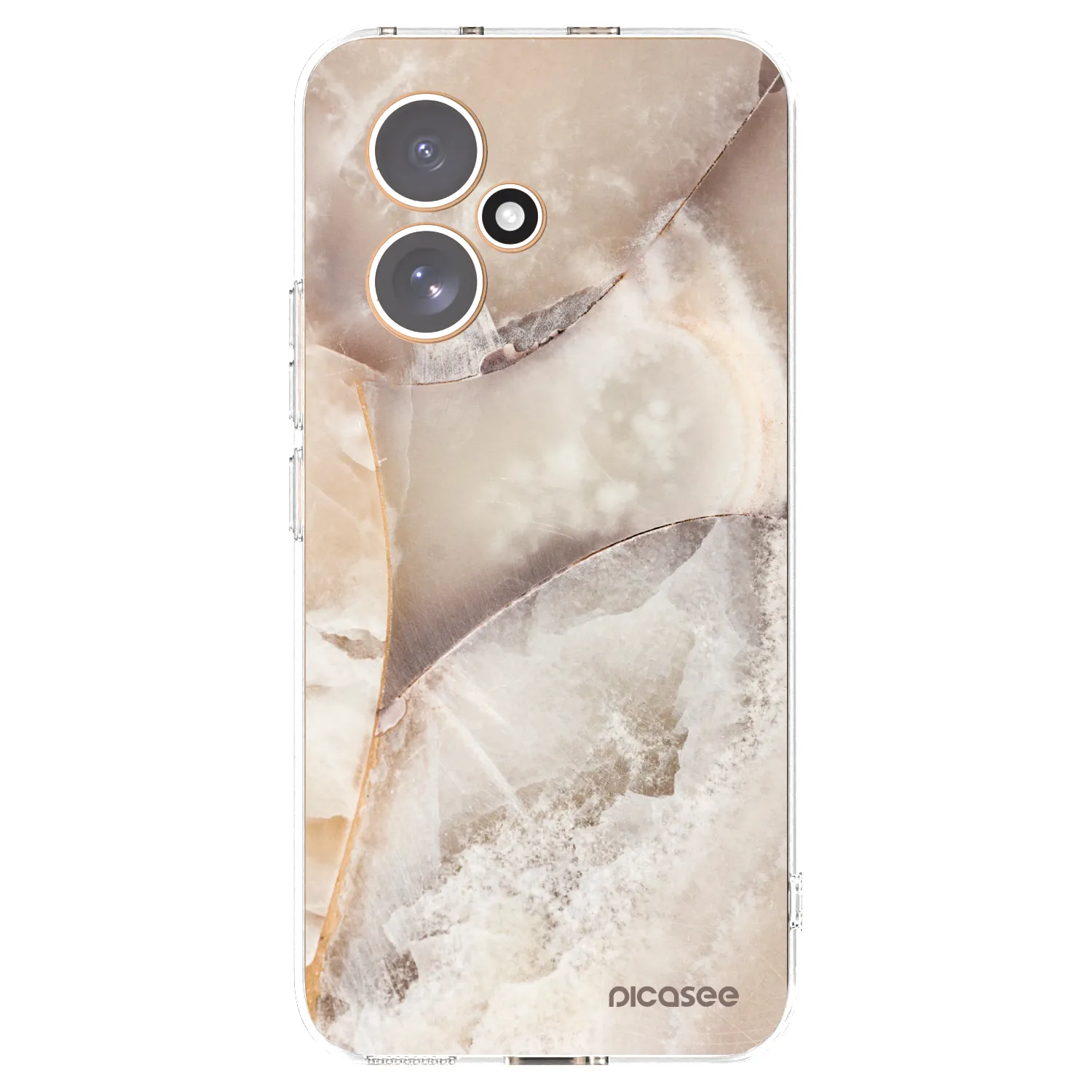 Picasee átlátszó szilikon tok az alábbi mobiltelefonokra Honor 400 5G - Cream marble