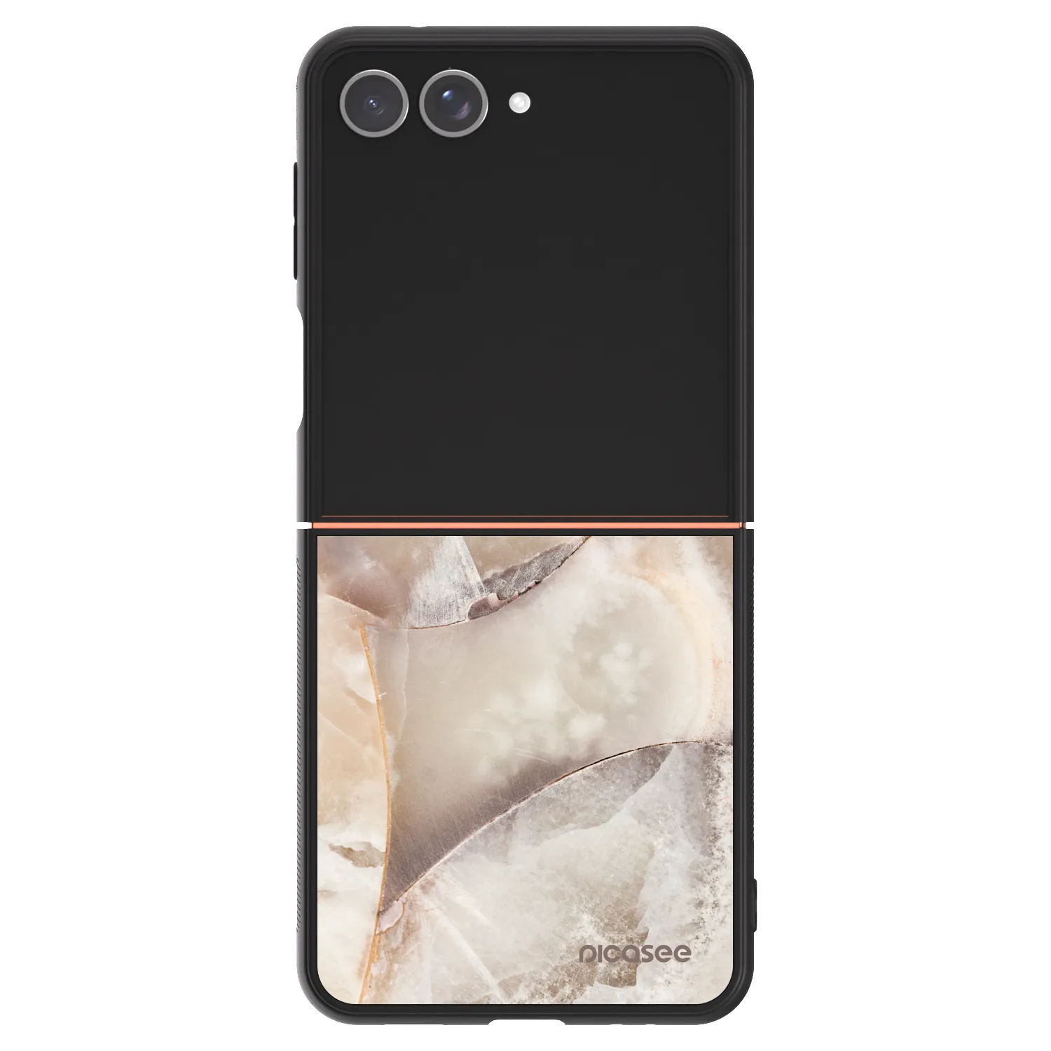 Picasee ULTIMATE CASE Samsung Galaxy Z Flip7 5G - készülékre - Cream marble