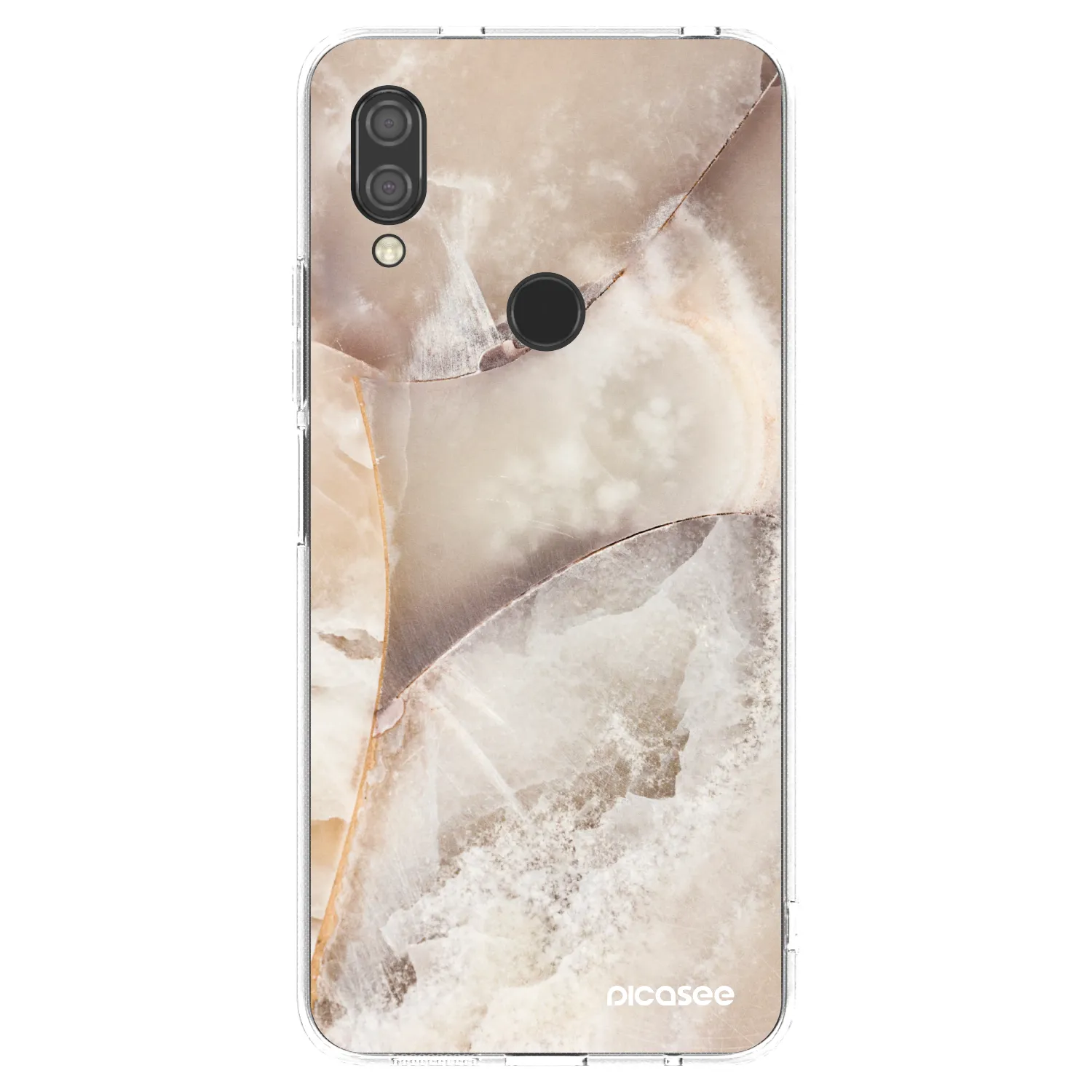 Picasee átlátszó szilikon tok az alábbi mobiltelefonokra Xiaomi Redmi 7 - Cream marble