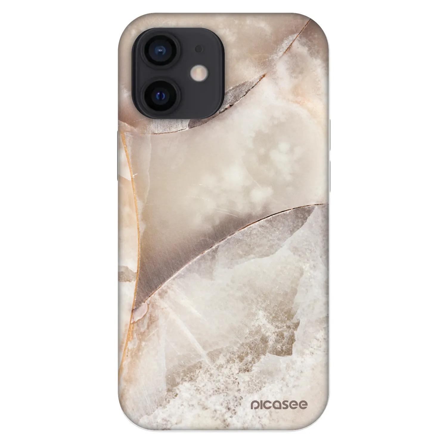 Picasee Fashion Case Apple iPhone 12 mini - Cream marble