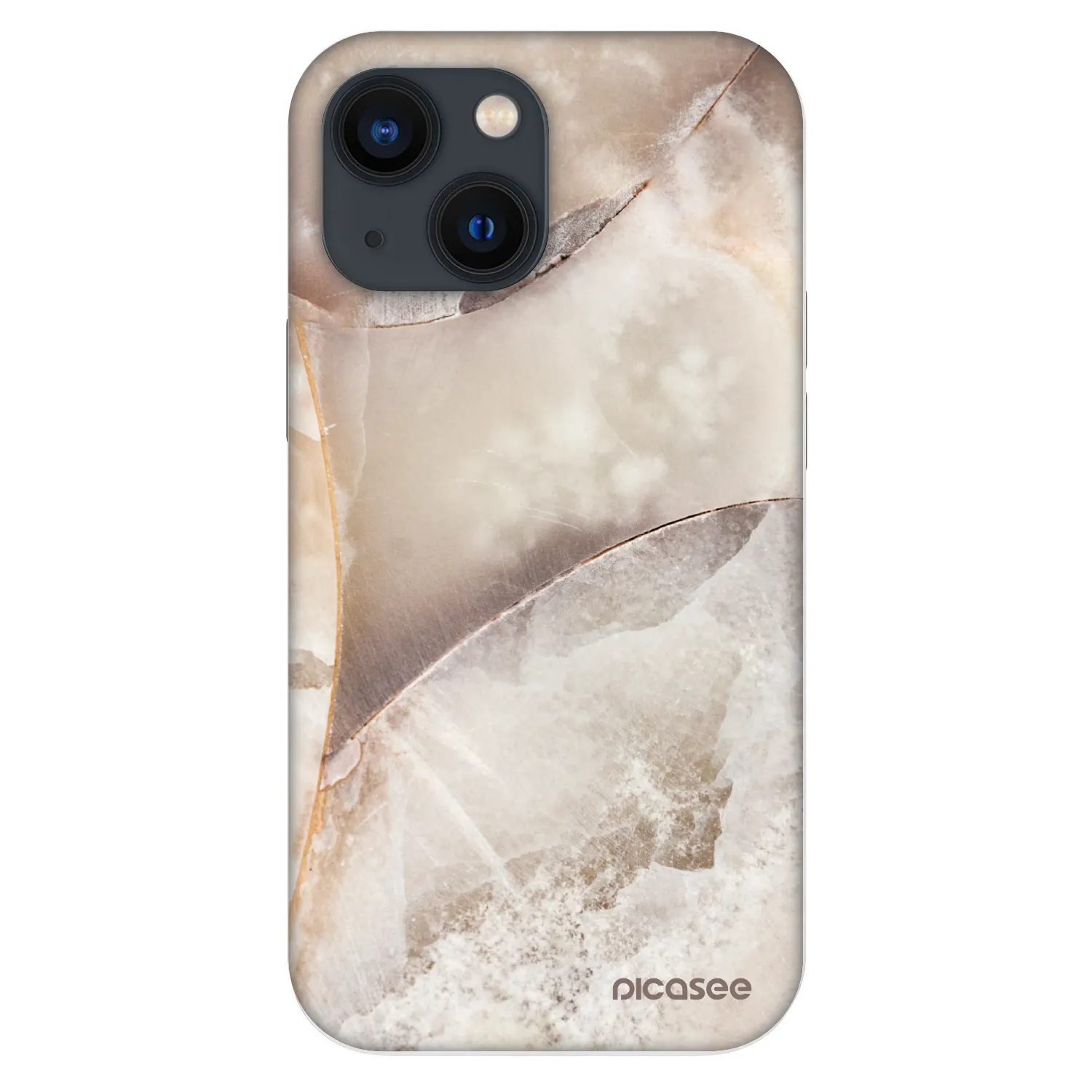 Picasee Fashion Case Apple iPhone 13 mini - Cream marble