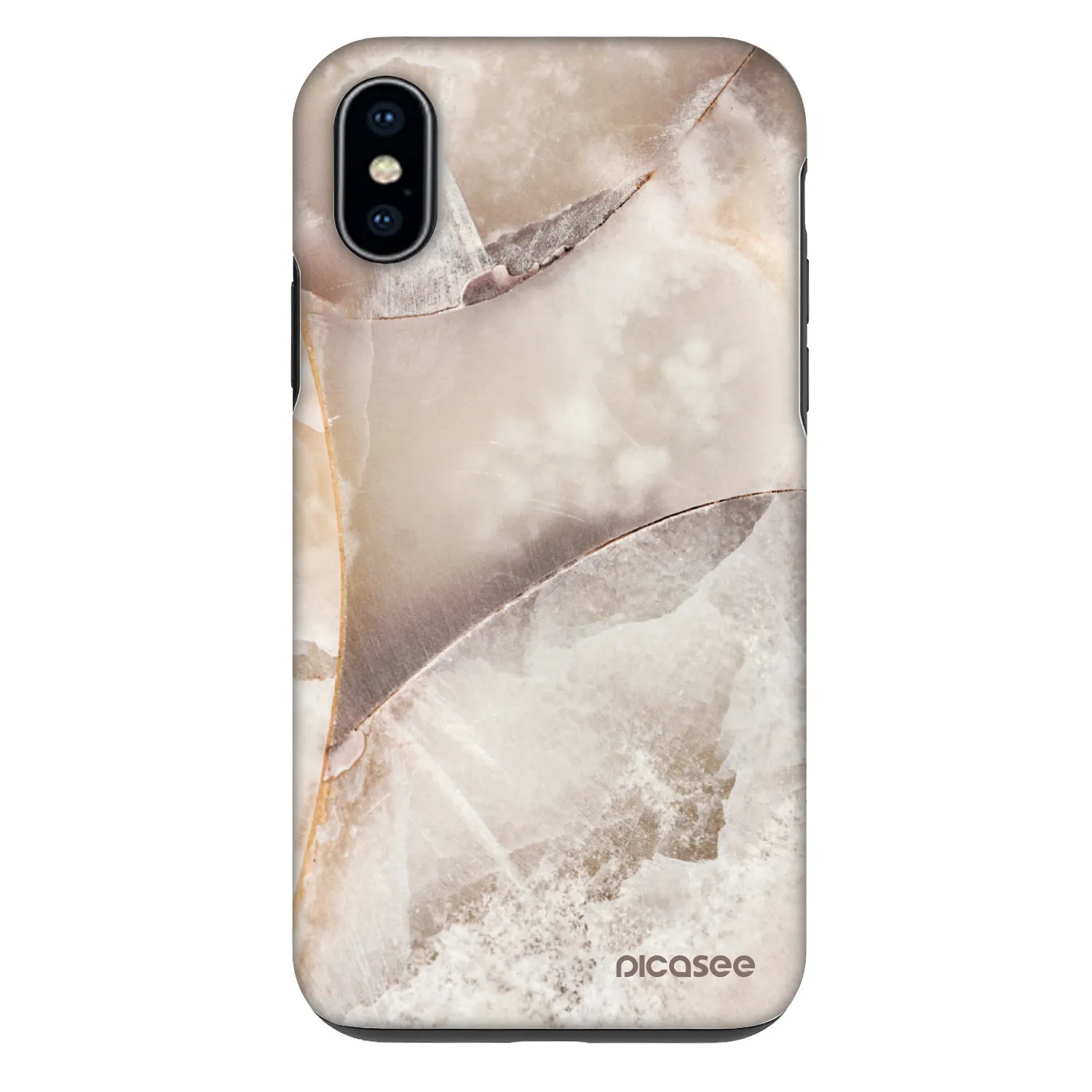Picasee Fashion Case Apple iPhone X/XS - Cream marble