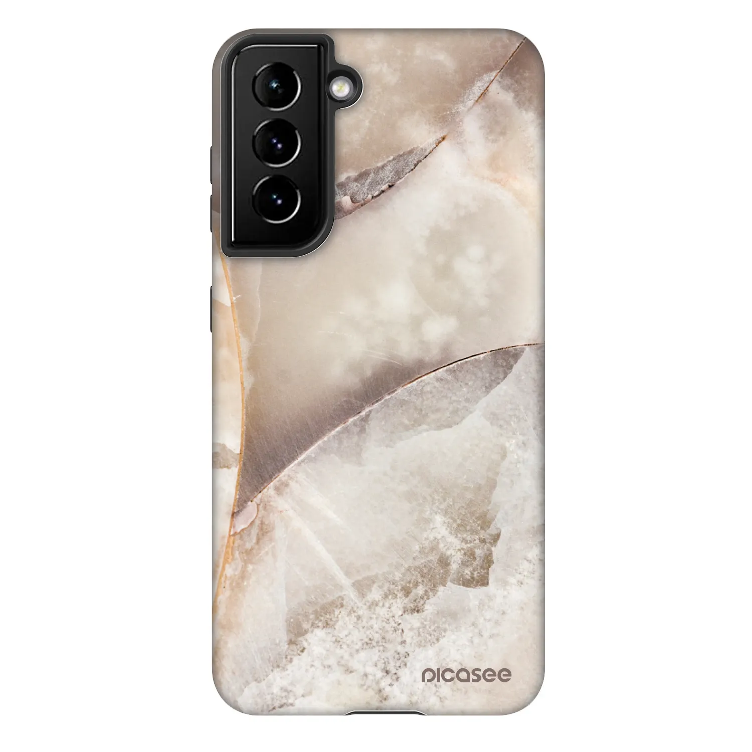 Picasee Fashion Case Samsung Galaxy S22 5G - Cream marble
