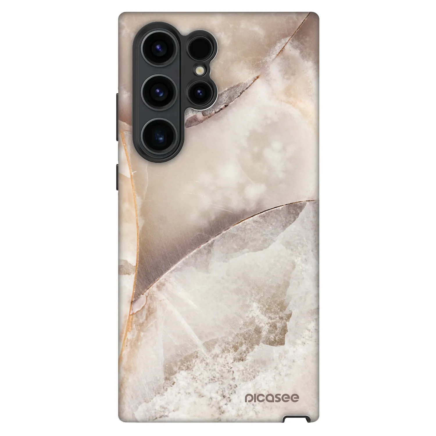 Picasee Fashion Case Samsung Galaxy S22 Ultra 5G - Cream marble