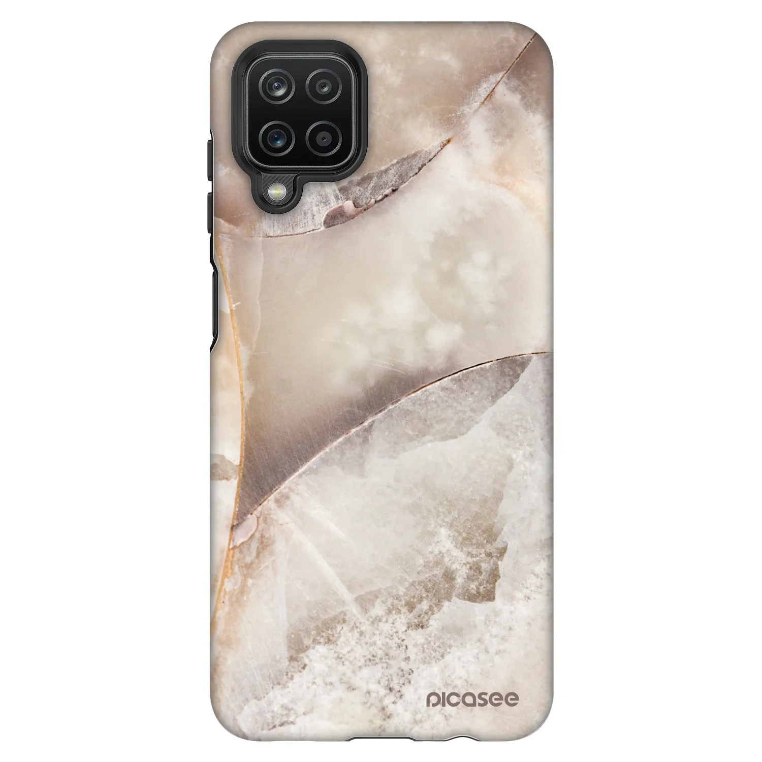 Picasee Fashion Case Samsung Galaxy A12 A125F - Cream marble