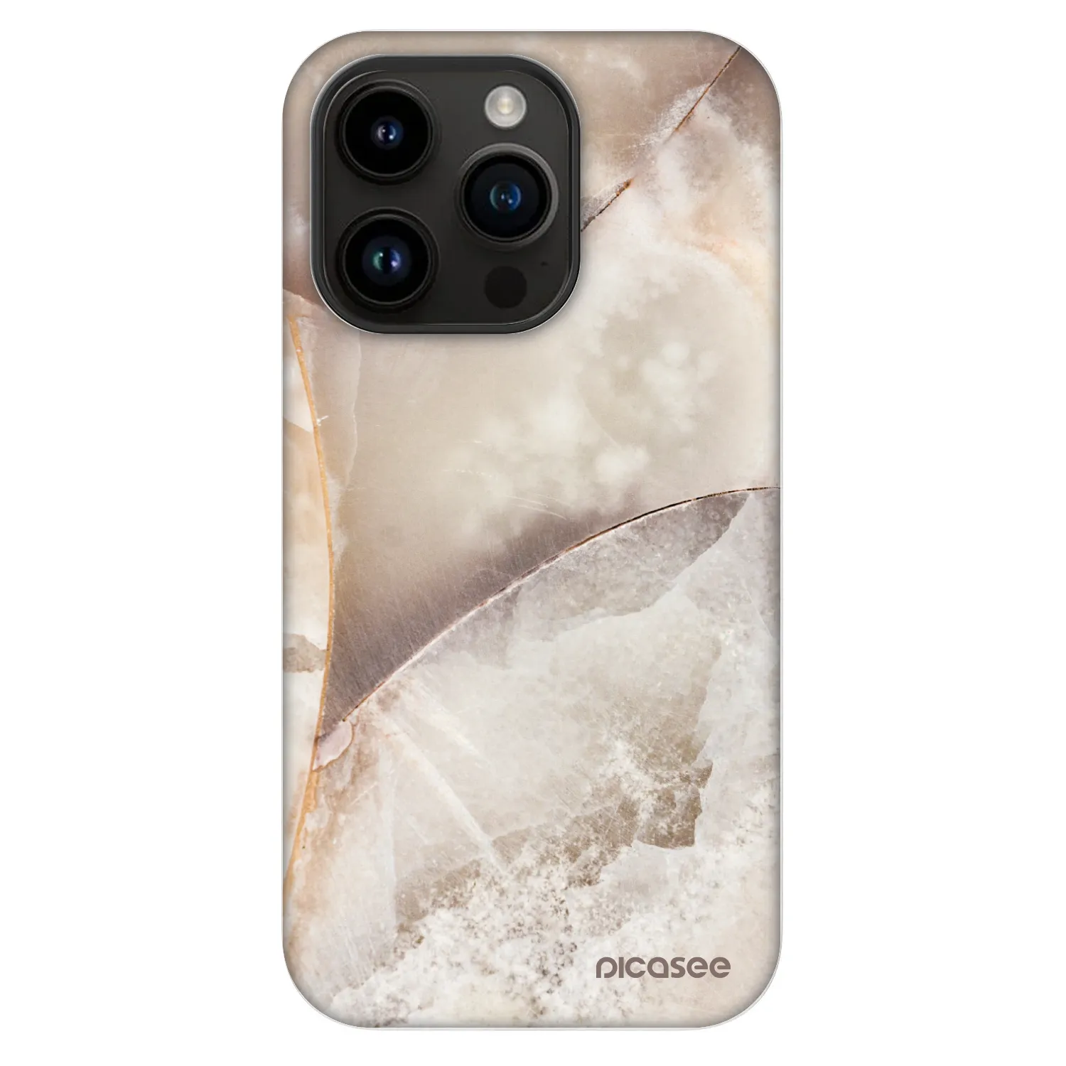 Picasee Fashion Case MagSafe Apple iPhone 14 Pro - Cream marble