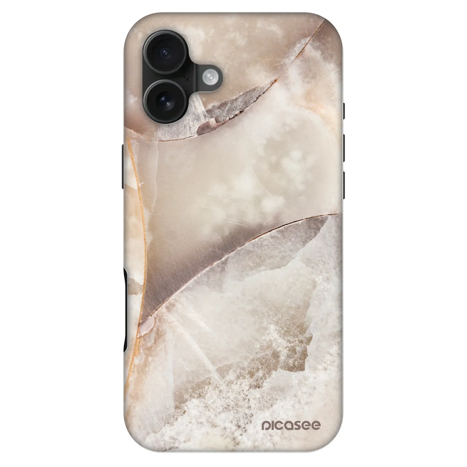 Picasee Fashion Case MagSafe Apple iPhone 16 Plus - Cream marble