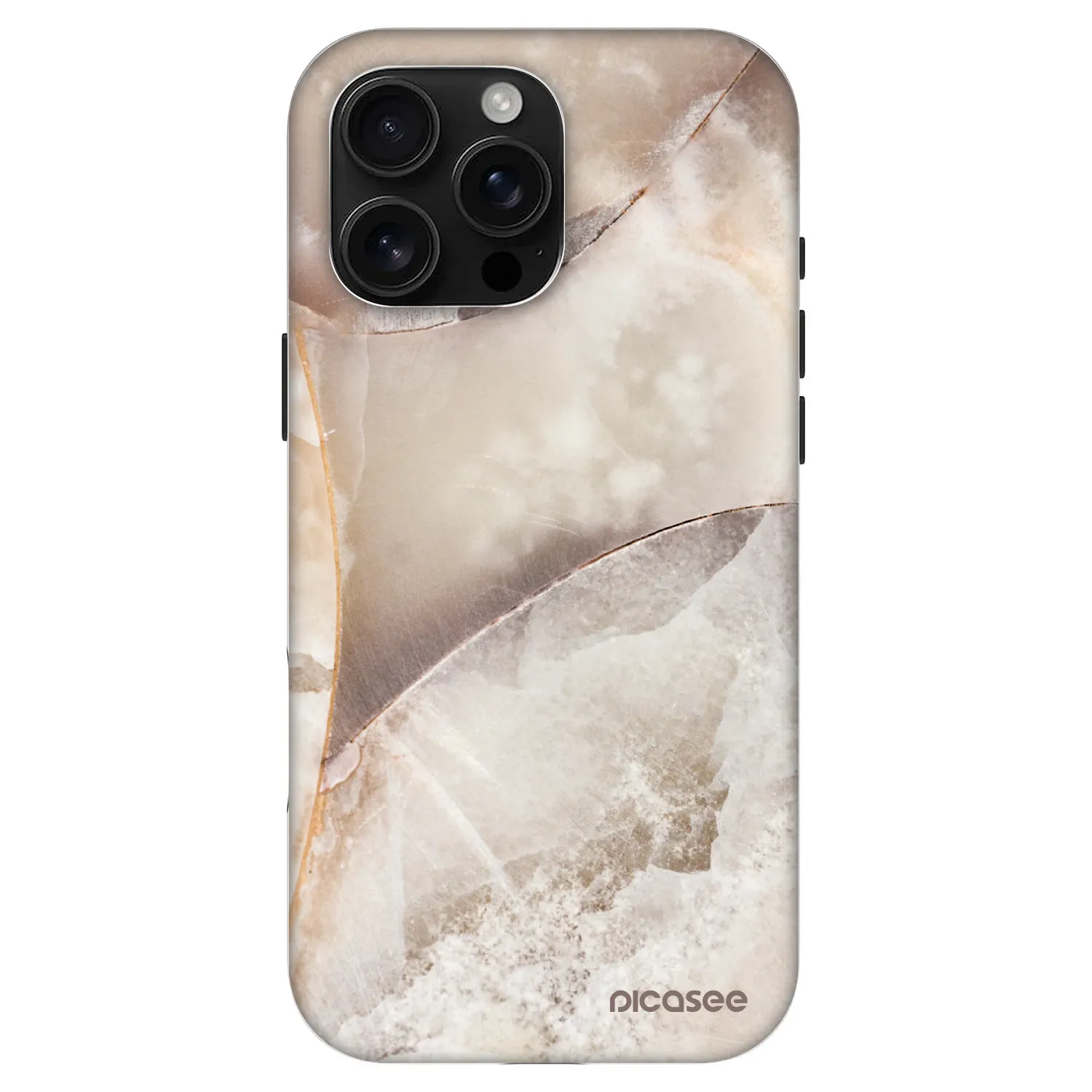 Picasee Fashion Case MagSafe Apple iPhone 16 Pro Max - Cream marble