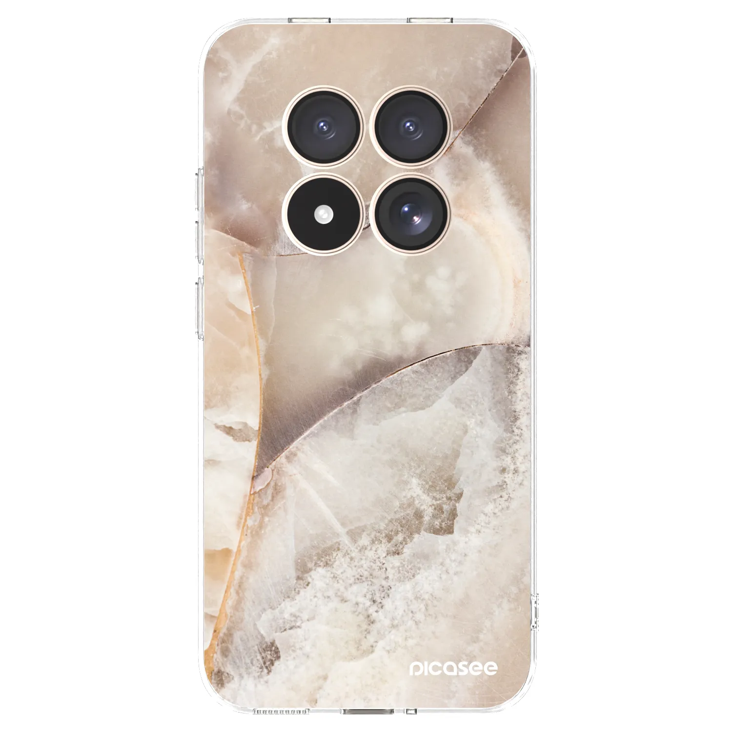 Picasee átlátszó szilikon tok az alábbi mobiltelefonokra Xiaomi Redmi Note 15 Pro 4G - Cream marble