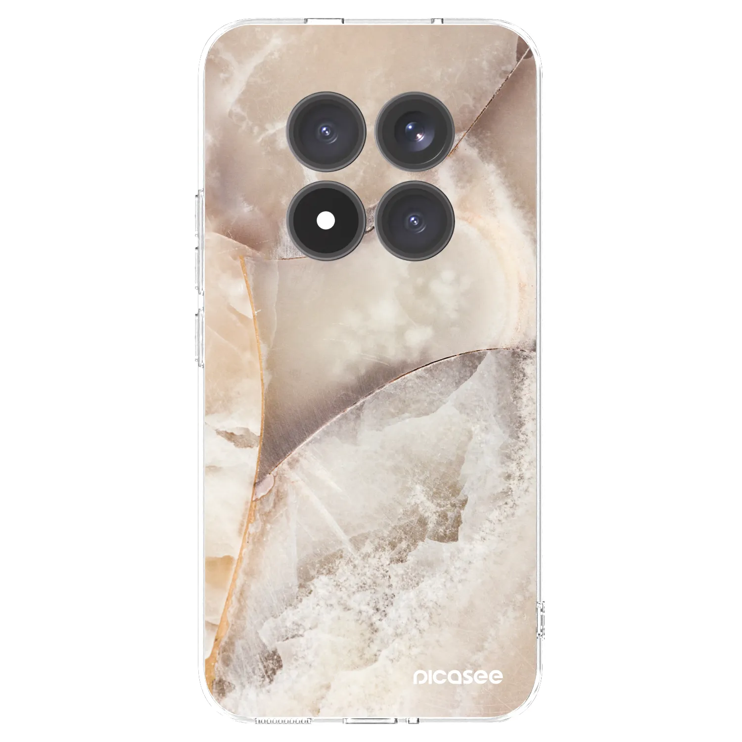 Picasee átlátszó szilikon tok az alábbi mobiltelefonokra Xiaomi Redmi Note 15 Pro+ - Cream marble