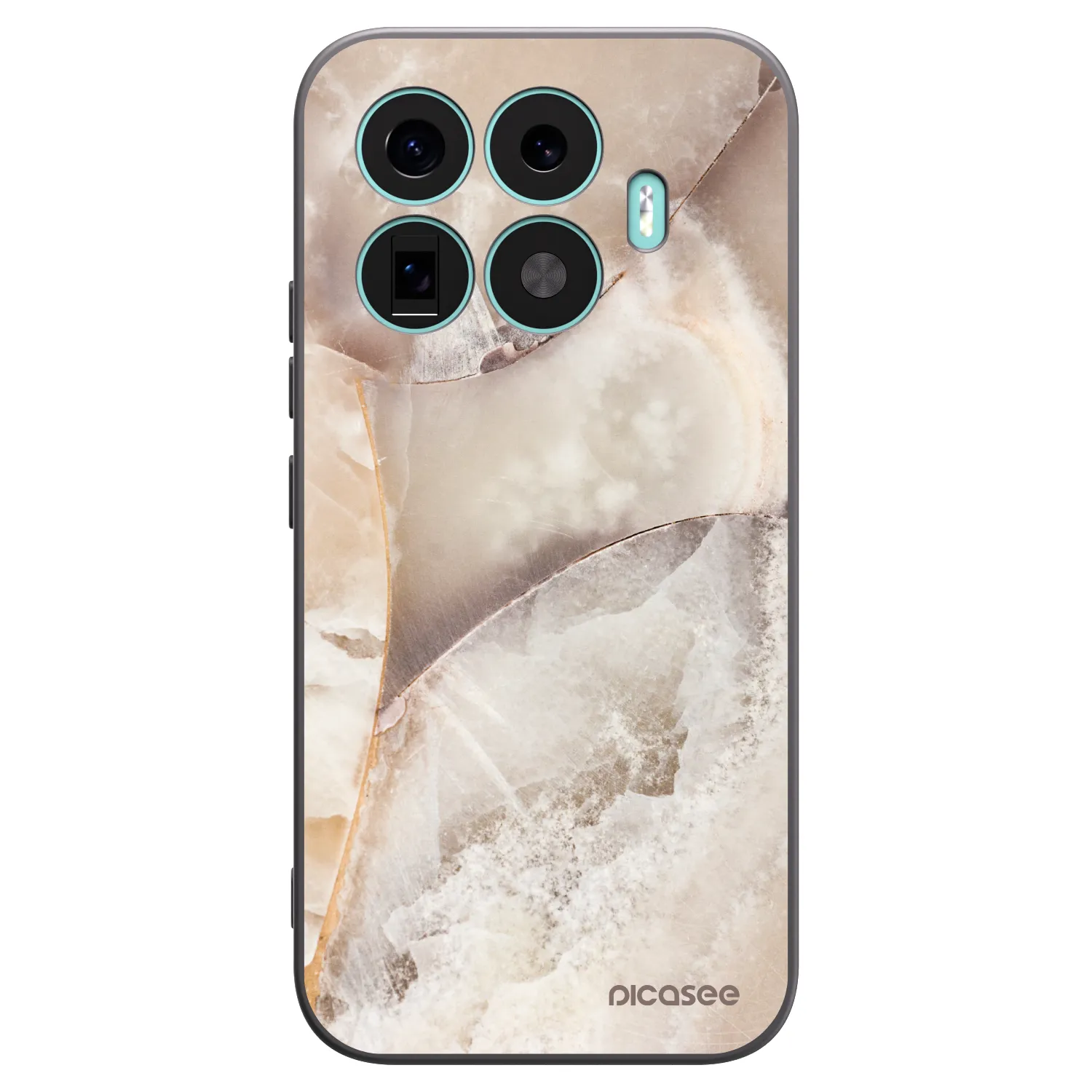 Picasee fekete szilikon tok az alábbi mobiltelefonokra Xiaomi 17T - Cream marble