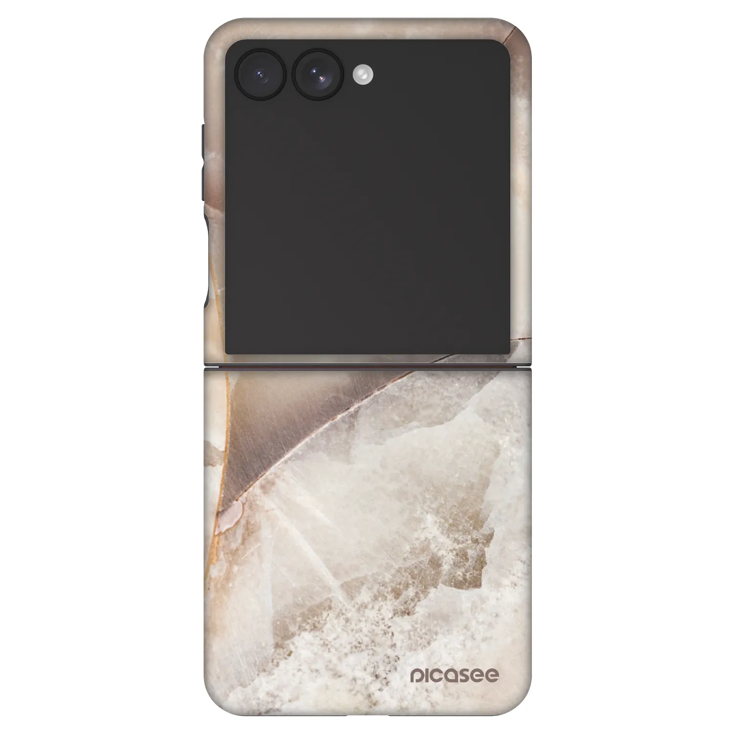 Picasee Fashion Case Samsung Galaxy Z Flip7 5G - Cream marble