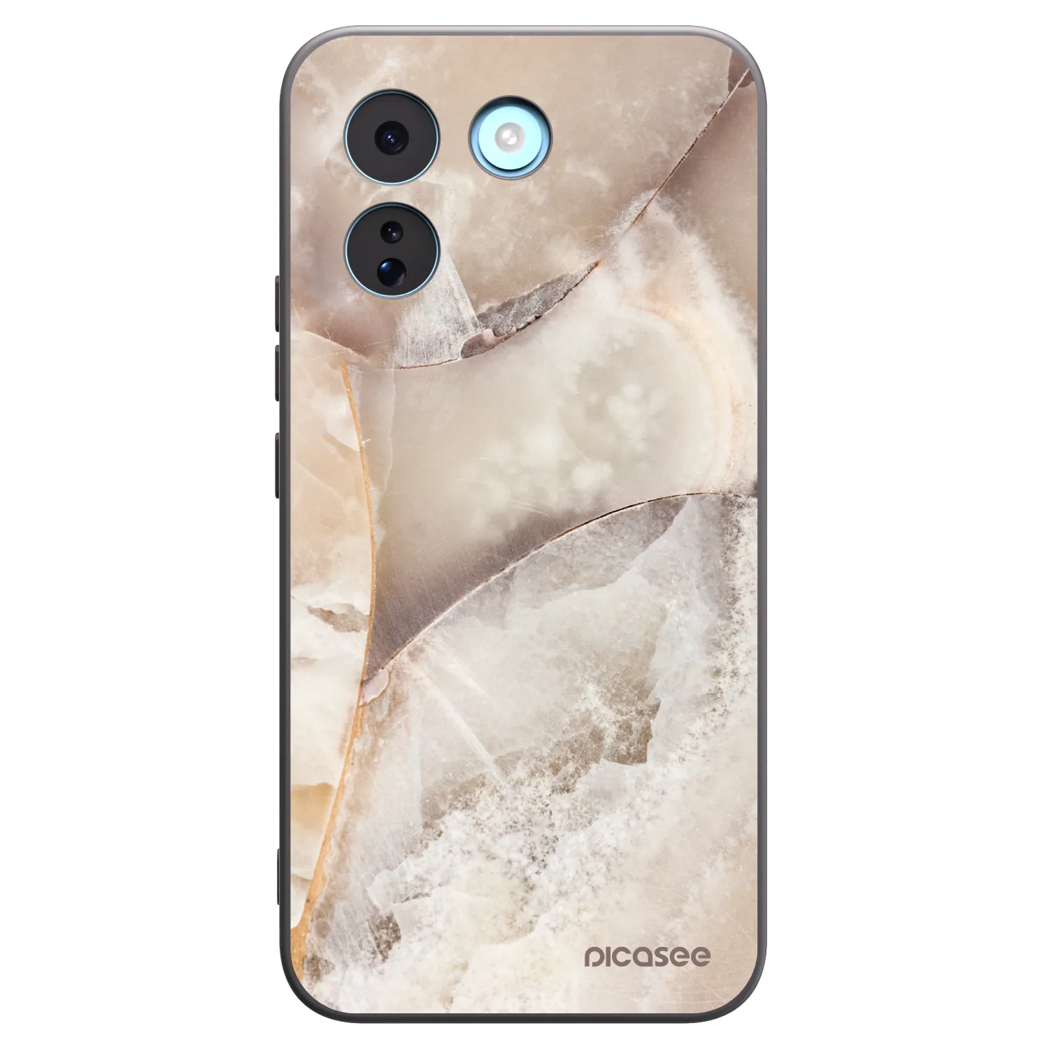 Picasee fekete szilikon tok az alábbi mobiltelefonokra Xiaomi Redmi Note 17 Pro MAX 5G - Cream marble