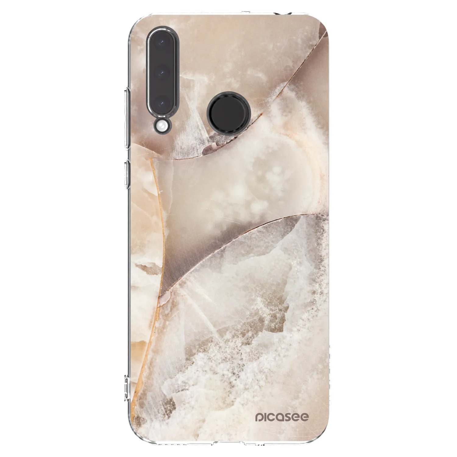Picasee átlátszó szilikon tok az alábbi mobiltelefonokra Honor 20 Lite - Cream marble