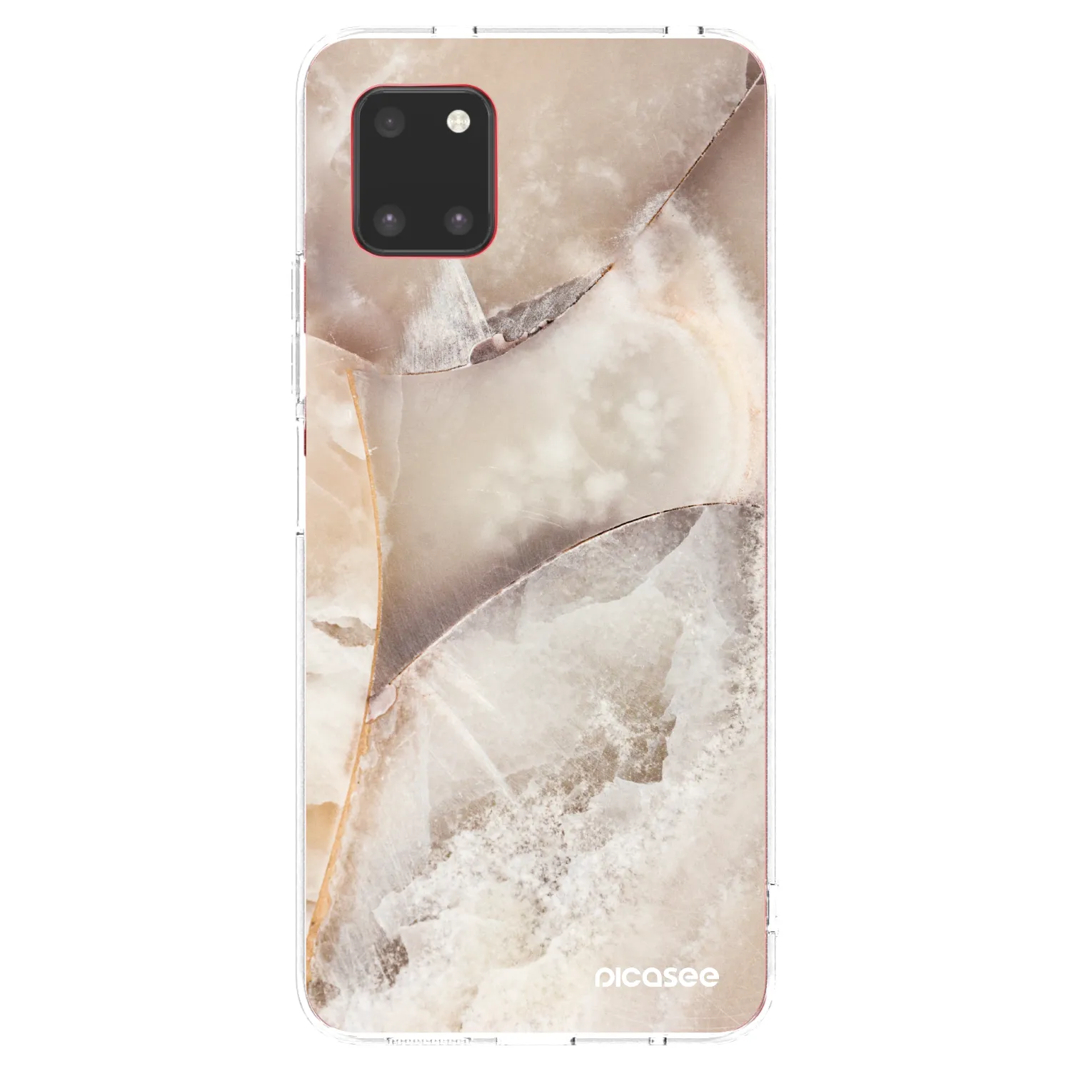Picasee átlátszó szilikon tok az alábbi mobiltelefonokra Samsung Galaxy Note 10 Lite N770F - Cream marble