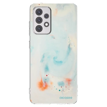 Picasee átlátszó szilikon tok az alábbi mobiltelefonokra Samsung Galaxy A52 5G A525F - Splash