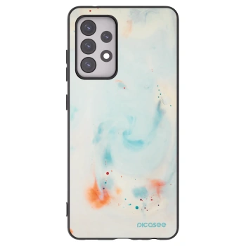 Picasee fekete szilikon tok az alábbi mobiltelefonokra Samsung Galaxy A52 5G A525F - Splash