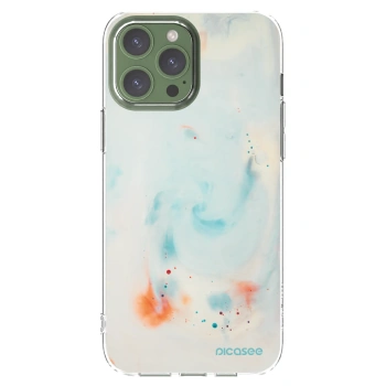 Picasee átlátszó szilikon tok az alábbi mobiltelefonokra Apple iPhone 13 Pro Max - Splash
