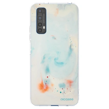 Picasee átlátszó szilikon tok az alábbi mobiltelefonokra Realme 7 - Splash