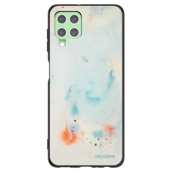 Picasee fekete szilikon tok az alábbi mobiltelefonokra Samsung Galaxy A22 A225F 4G - Splash