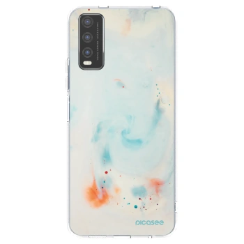 Picasee átlátszó szilikon tok az alábbi mobiltelefonokra Vivo Y20s - Splash