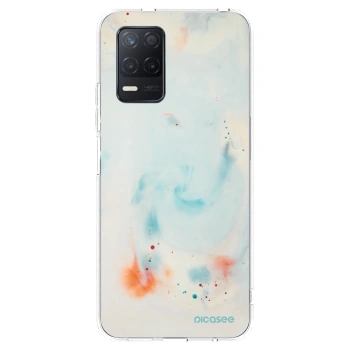 Picasee átlátszó szilikon tok az alábbi mobiltelefonokra Realme 8 5G - Splash