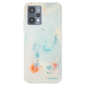 Picasee átlátszó szilikon tok az alábbi mobiltelefonokra Realme 9 Pro 5G - Splash