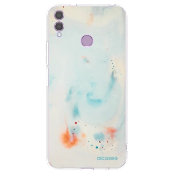 Picasee átlátszó szilikon tok az alábbi mobiltelefonokra Honor 8X - Splash