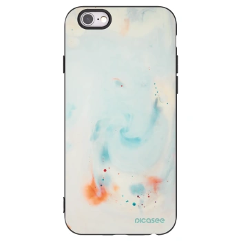 Picasee fekete szilikon tok az alábbi mobiltelefonokra Apple iPhone 6/6S - Splash