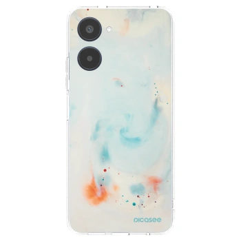Picasee átlátszó szilikon tok az alábbi mobiltelefonokra Realme 10 4G - Splash