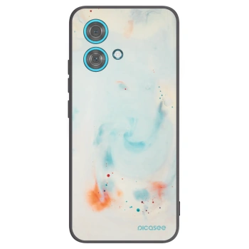 Picasee fekete szilikon tok az alábbi mobiltelefonokra Motorola Edge 40 Neo - Splash