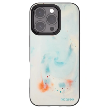 Picasee fekete szilikon tok az alábbi mobiltelefonokra Apple iPhone 16 Pro - Splash
