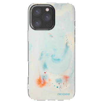 Picasee átlátszó szilikon tok az alábbi mobiltelefonokra Apple iPhone 16 Pro Max - Splash