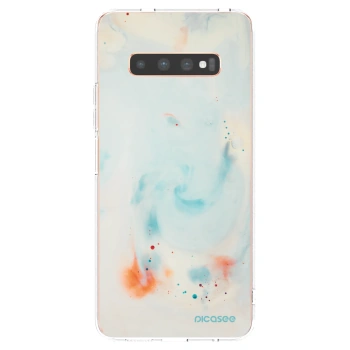 Picasee átlátszó szilikon tok az alábbi mobiltelefonokra Samsung Galaxy S10 Plus G975 - Splash