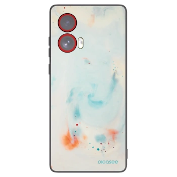 Picasee fekete szilikon tok az alábbi mobiltelefonokra Motorola Edge 50 Fusion - Splash