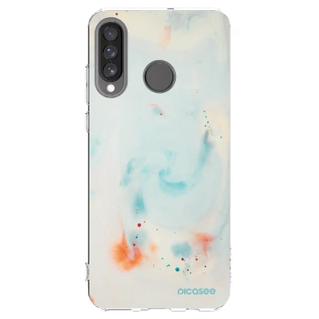 Picasee átlátszó szilikon tok az alábbi mobiltelefonokra Huawei P30 Lite - Splash