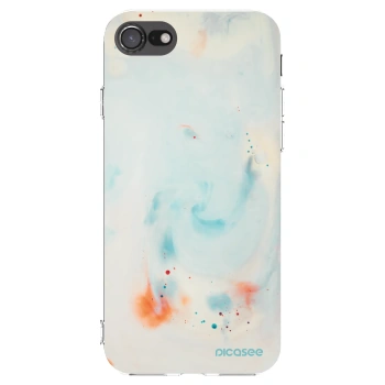 Picasee átlátszó szilikon tok az alábbi mobiltelefonokra Apple iPhone SE 2020 - Splash