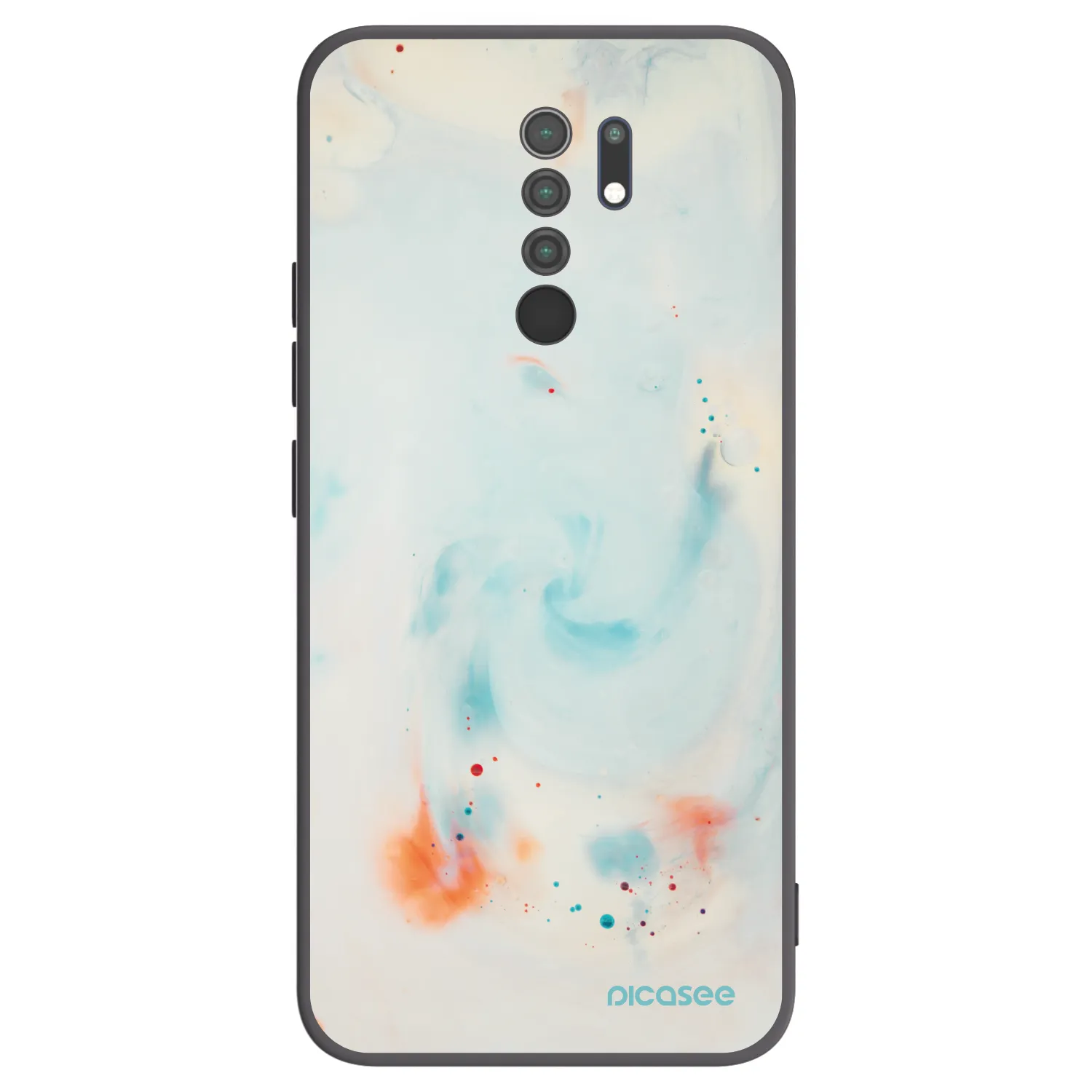 Picasee fekete szilikon tok az alábbi mobiltelefonokra Xiaomi Redmi 9 - Splash