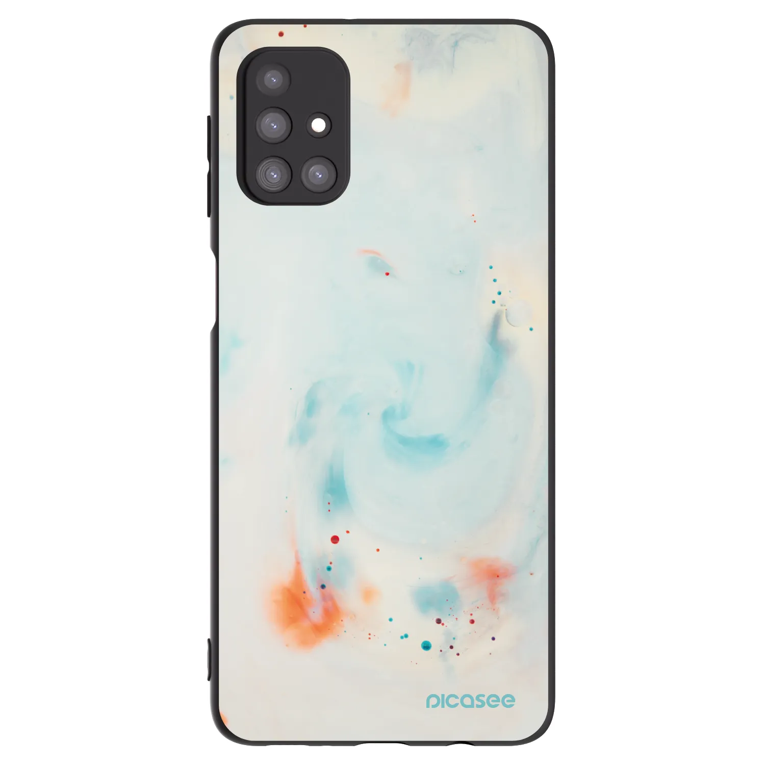 Picasee fekete szilikon tok az alábbi mobiltelefonokra Samsung Galaxy M31s - Splash