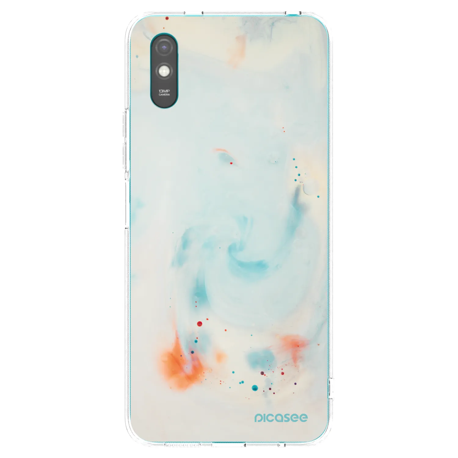 Picasee átlátszó szilikon tok az alábbi mobiltelefonokra Xiaomi Redmi 9A - Splash