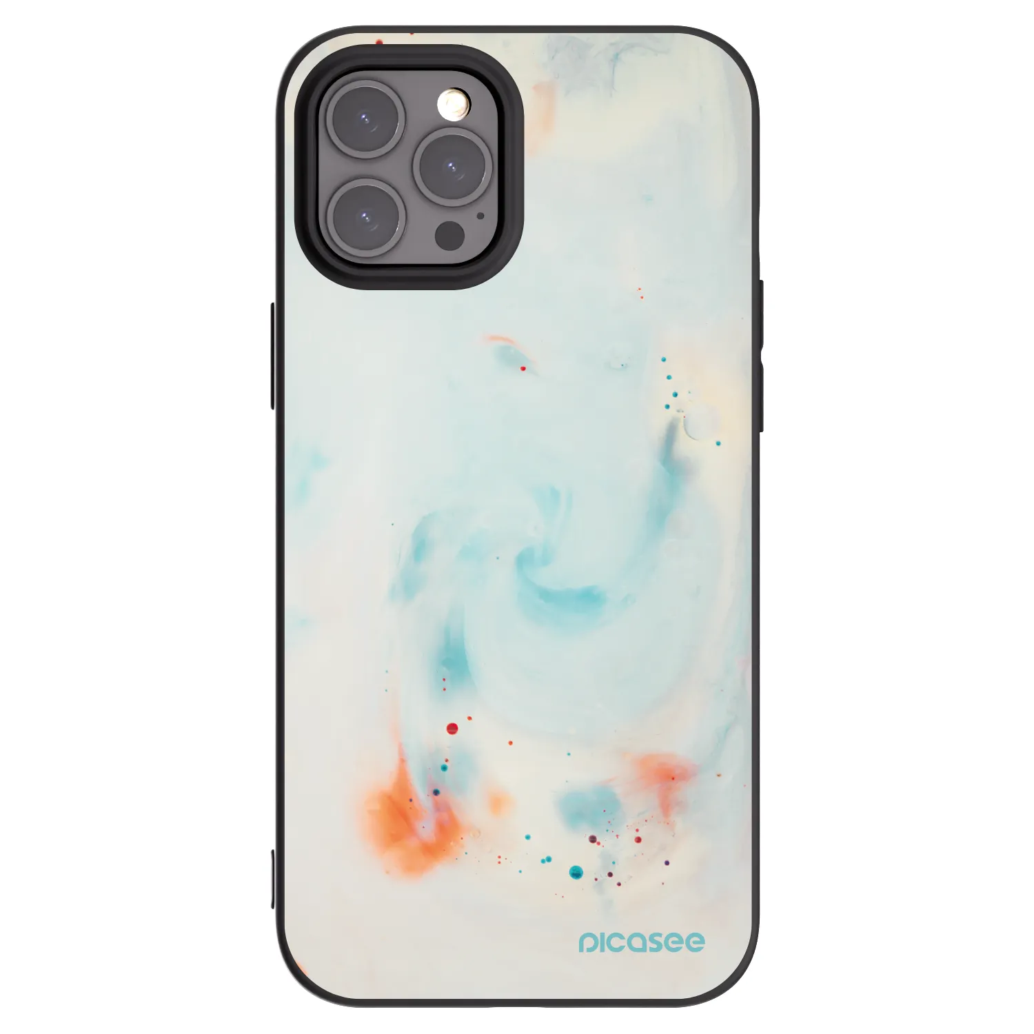 Picasee fekete szilikon tok az alábbi mobiltelefonokra Apple iPhone 12 Pro Max - Splash