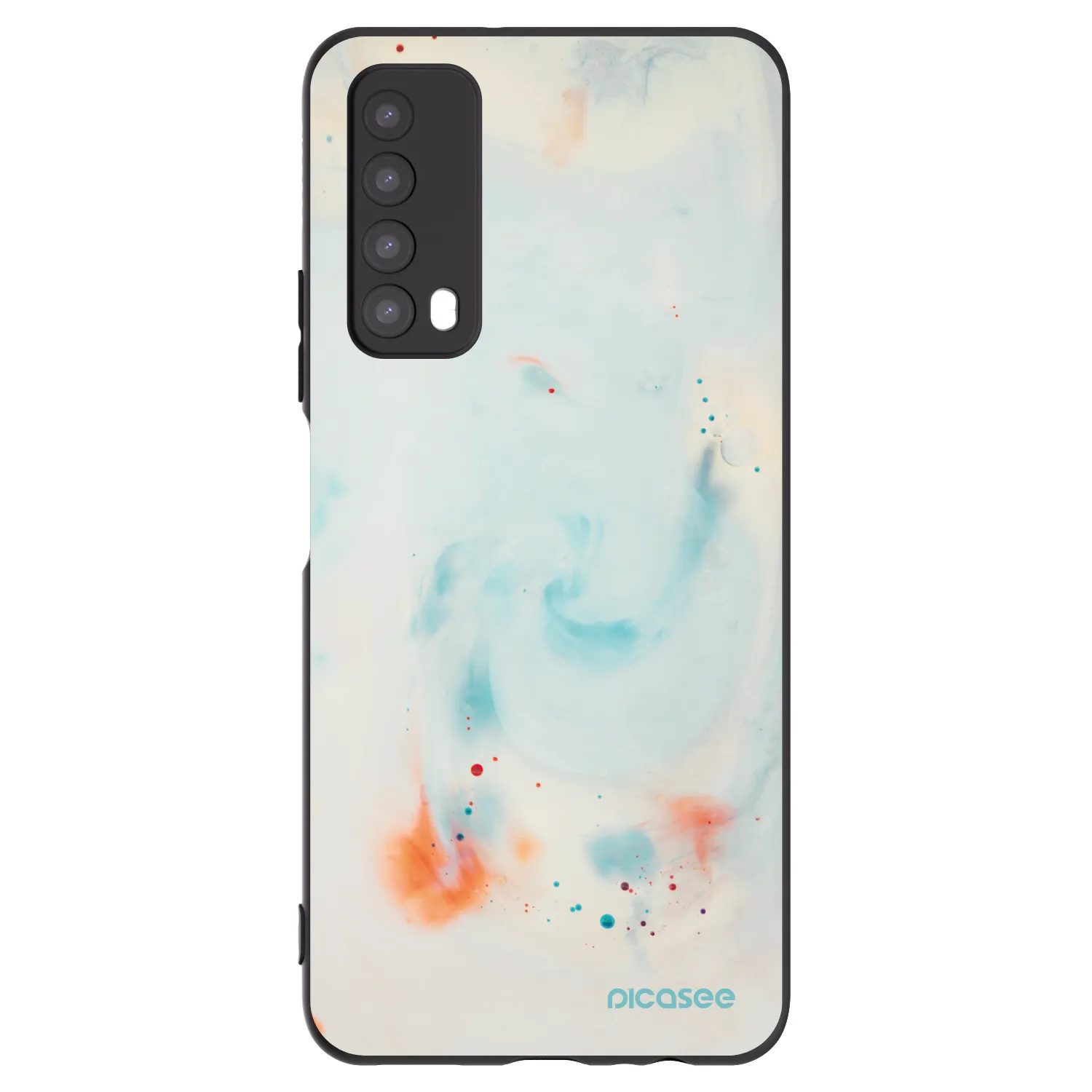 Picasee fekete szilikon tok az alábbi mobiltelefonokra Huawei P Smart 2021 - Splash